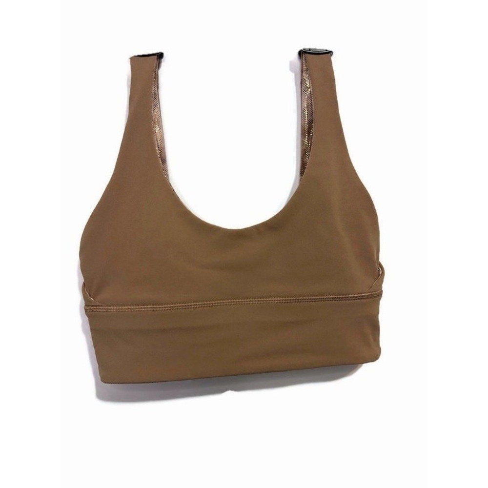 Lululemon Align Bra Shine Light Support, A/B Cup Size 4 Diamond Dye Misty Shell - Picture 3 of 6